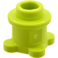 Lego kulatá kostka s květinovým okrajem, limetková světlá (4141050)